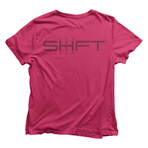 SHFT unisex shirts - Berry - Back - Car enthusiast apparel.