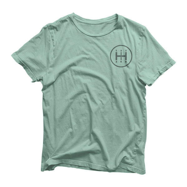 SHFT unisex shirts - Mint - Front - Car enthusiast apparel.