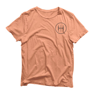 SHFT unisex shirts - Orange heather - Front - Car enthusiast apparel.