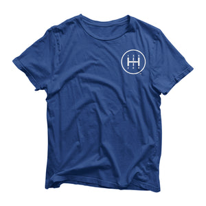 SHFT unisex shirts - Royal blue - Front - Car enthusiast apparel.