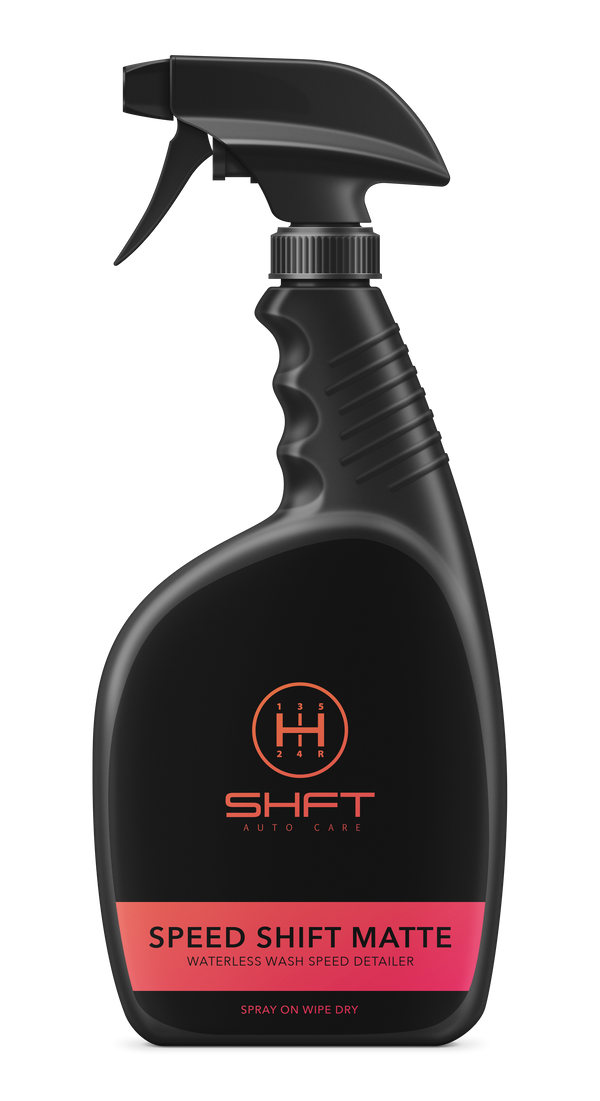 SHFT Auto Care - Speed Shift Matte - Front view.