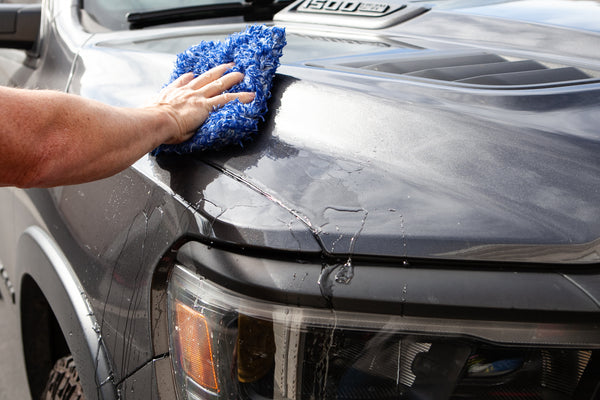 Eco Clean and Shine. Wash your car with no hose necessary, works with a gallon of water to easily clean your car, no sudsy mess to wash away when done. Leaves a clean, shiny finish.  